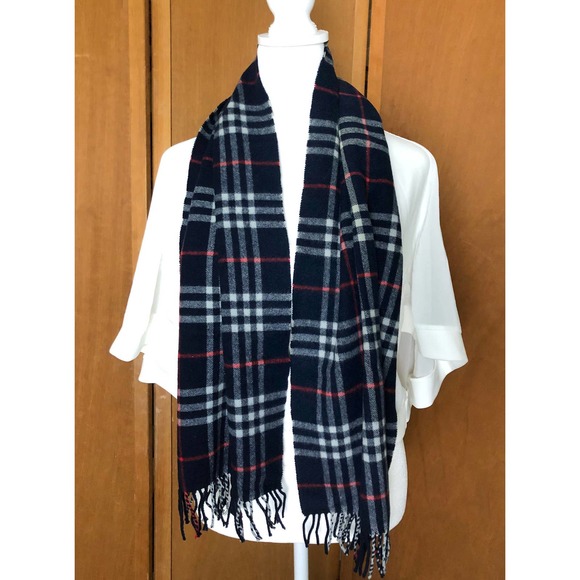 Burberry Accessories - Burberry, Vintage Scarf, 100% Cashmere